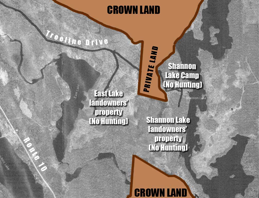 Hunting area map